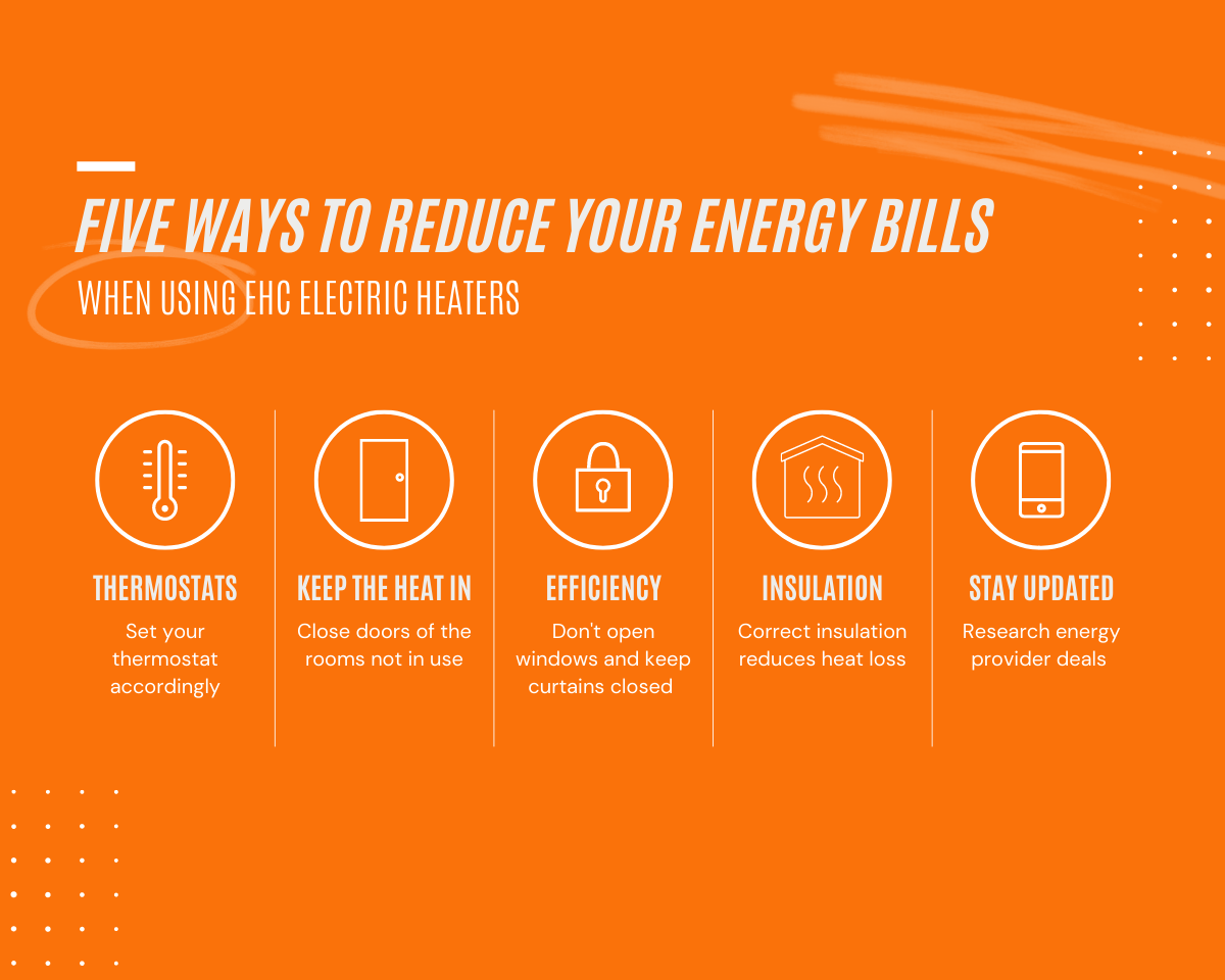 How to Reduce your Energy Bills While Using EHC Electric Heaters