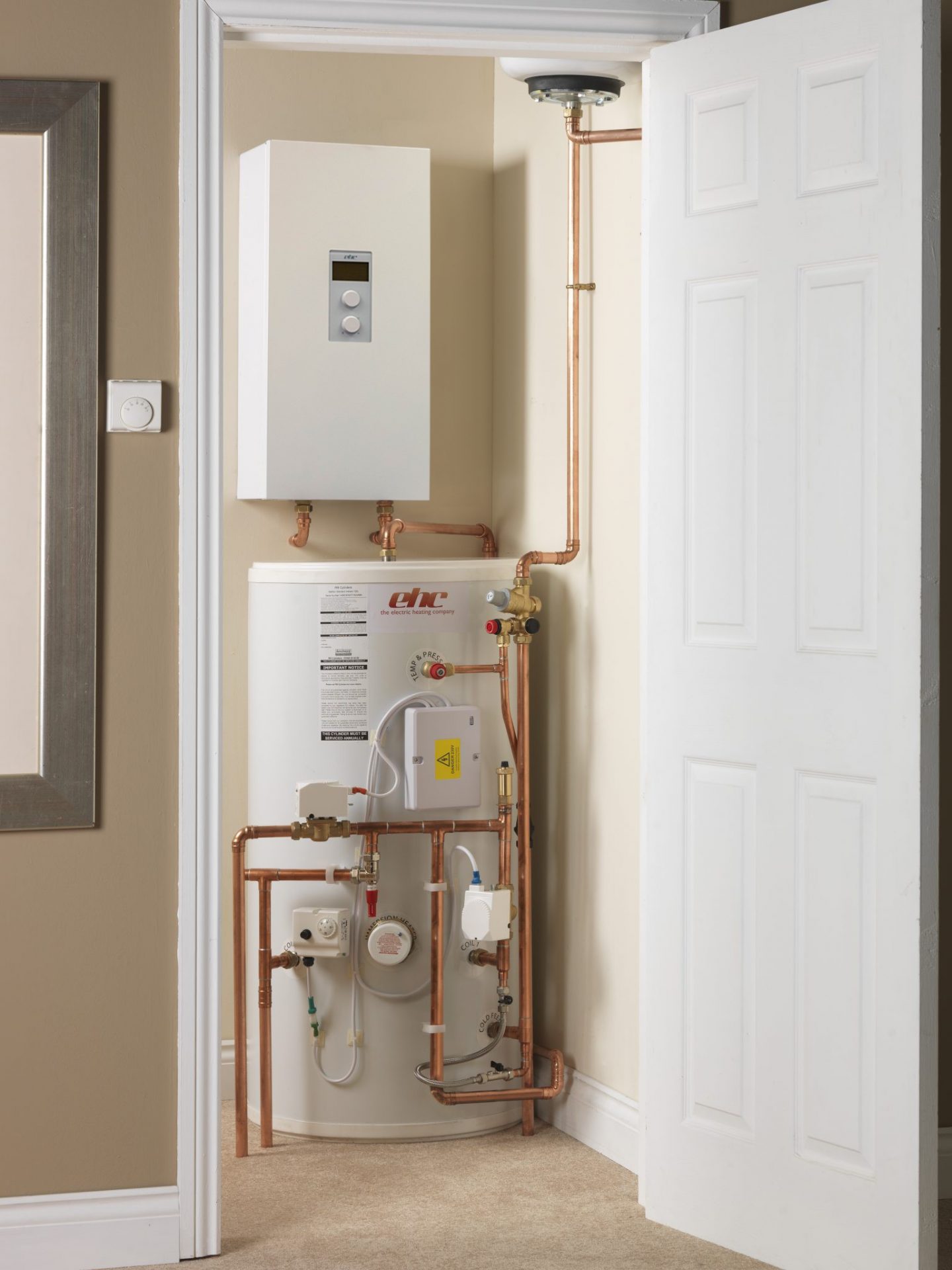 Stainless Steel Powerhouse: Keeping Your Unvented Cylinder Running Smoothly: To be done by a trained professional.