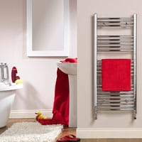 Venus Electric Chrome Towel Rail