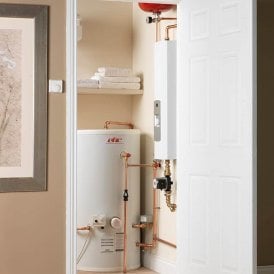 10kW Slimjim Electric Flow Boiler & 170L Indirect Cylinder