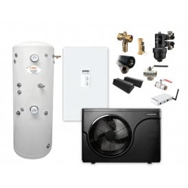 8kW ICONIC Air ASHP C/W 180L Cylinder/44L Buffer Package